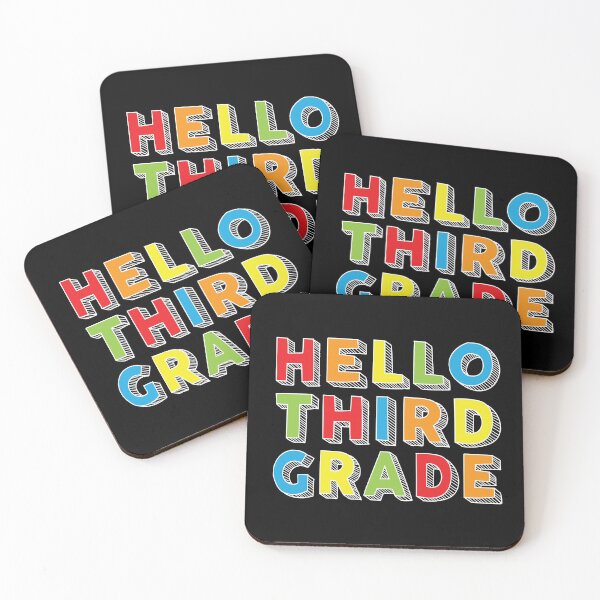 Item preview, Hello Third Grade Kids Back To School 3rd Grade Team Party print designed and sold by Grabitees.