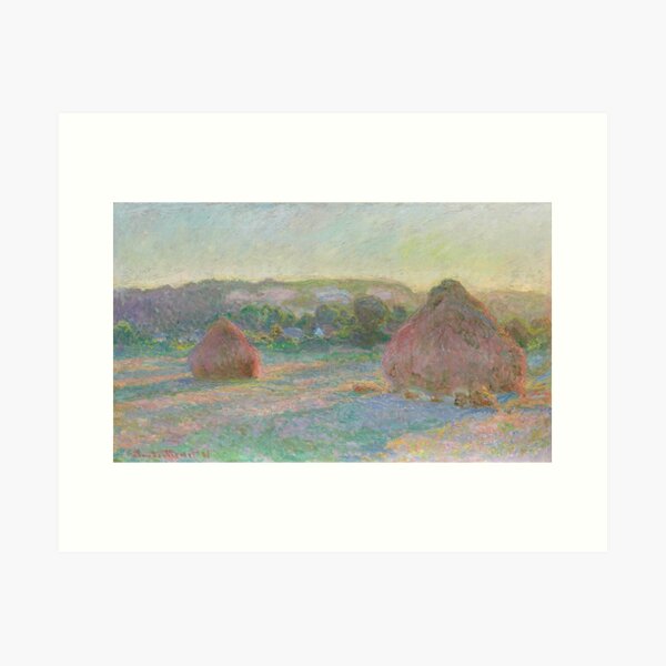 Item preview, Claude Monet - Stacks of Wheat (End of Summer) - 1891 designed and sold by HistoryRestored.