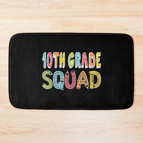 Item preview, 10th Grade Squad Back To School Tenth Grade Team Party graphic designed and sold by Grabitees.