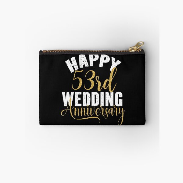 Item preview, Happy 53rd Wedding Anniversary Matching Gift For Couples print designed and sold by Grabitees.