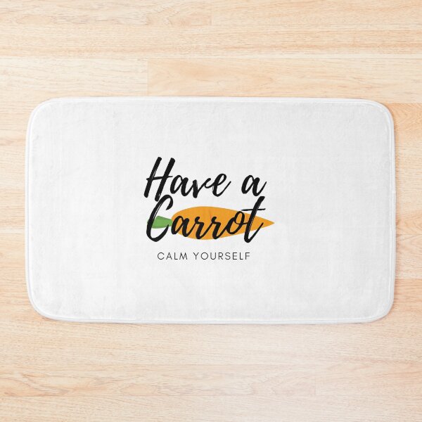 Item preview, Have a carrot, calm yourself! Funny vegan quote designed and sold by MDclothingshop.