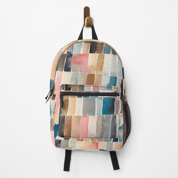 Item preview, Abstract Geometric Colorful Watercolor Stripes designed and sold by lunaisdrawing.