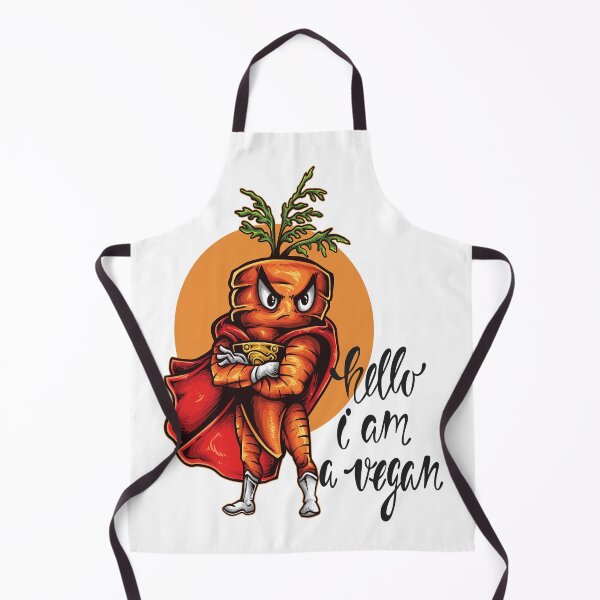 Item preview, Hello I Am A Vegan Superhero Carrot Foodie Vegetable designed and sold by ProjectX23.