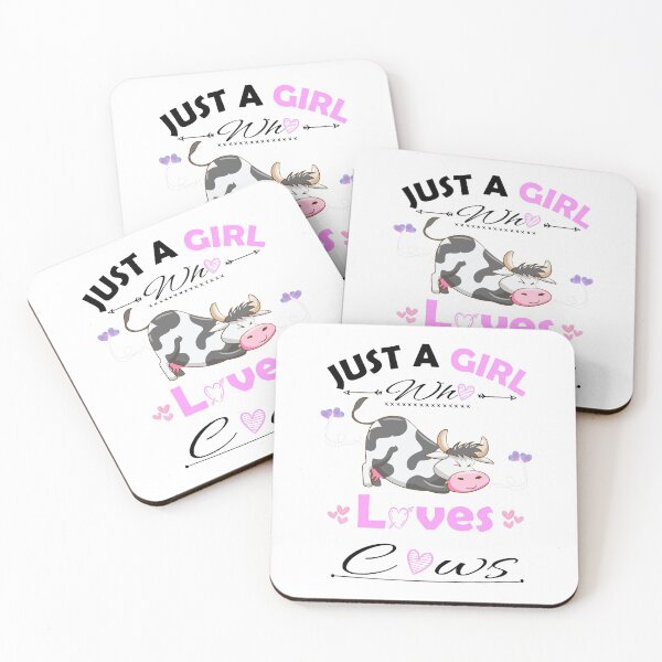 Item preview, Just A Girl Who Loves Cows designed and sold by PRINTED ..