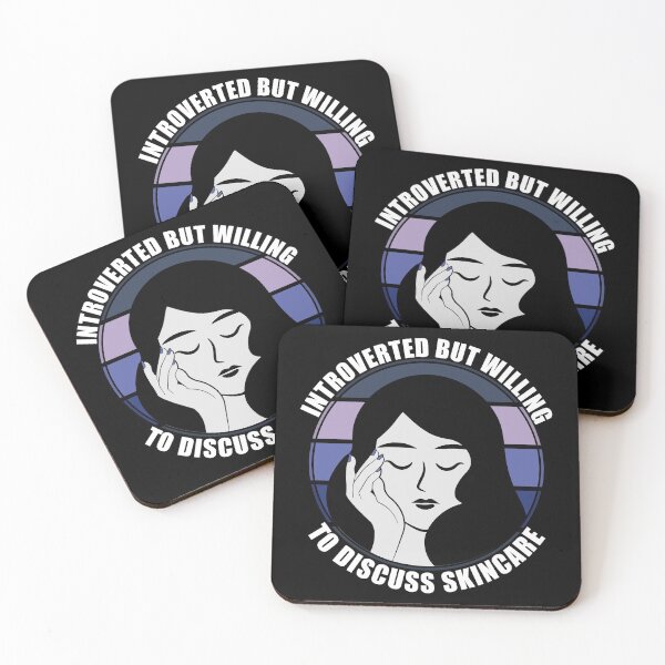 Item preview, Introverted But Willing To Discuss Skincare designed and sold by Giacob.