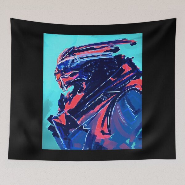 Item preview, Garrus Vakarian - Hunter in the Stars - Retro Pixel Art designed and sold by boostee.