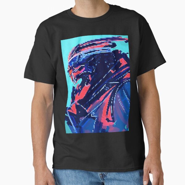 Artikel-Vorschau von Garrus Vakarian - Jäger in den Sternen - Retro Pixel Art, designt und verkauft von boostee.