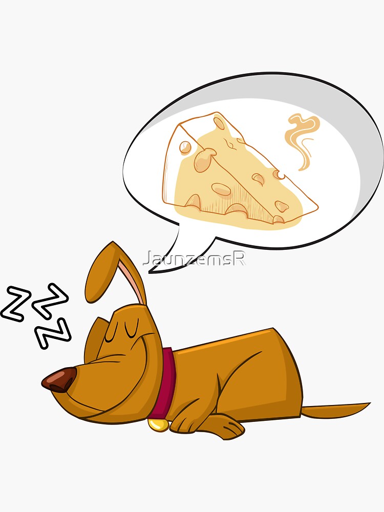 Thumbnail 3 of 3, Sticker, Sweet Dream are Made of Cheese designed and sold by JaunzemsR.