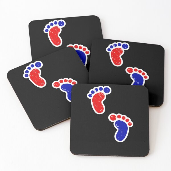 Item preview, Vintage Colorful Footprint Illustration Birthday Gift designed and sold by GBDesigner.