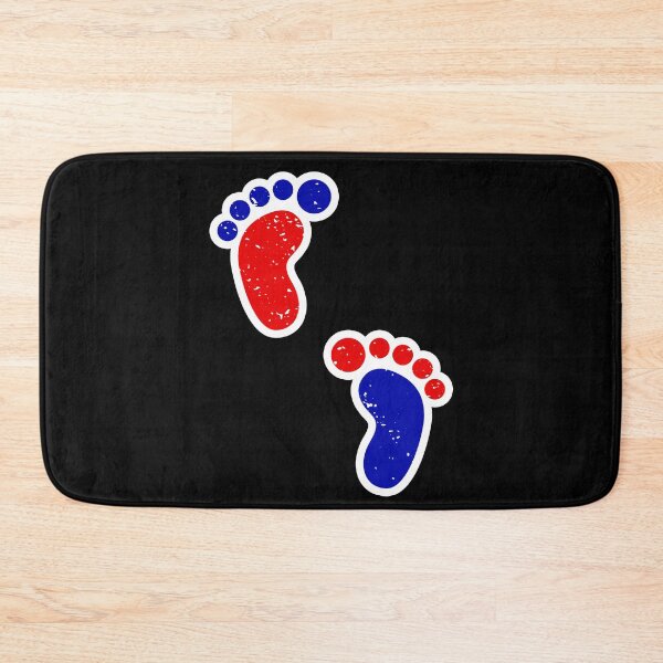 Item preview, Vintage Colorful Footprint Illustration Birthday Gift designed and sold by GBDesigner.