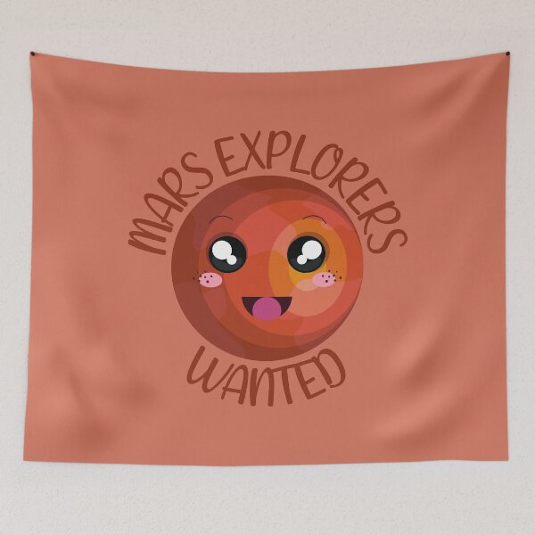 Item preview, Mars explorers wanted Kawaii Mars designed and sold by KawaiiPark.