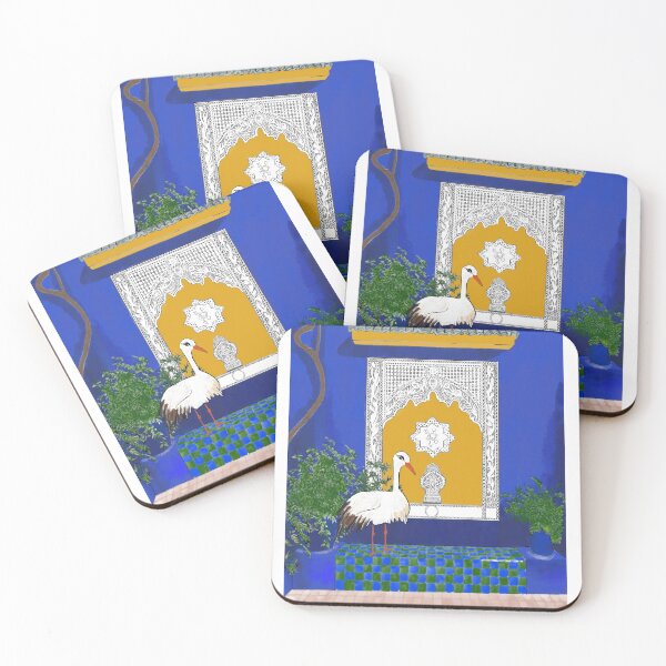 Item preview, Stork in Majorelle Garden, Marrakech  designed and sold by RabbitGuides.