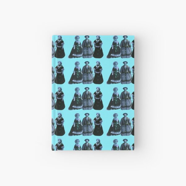 Turquoise victorian dolls Hardcover Journal