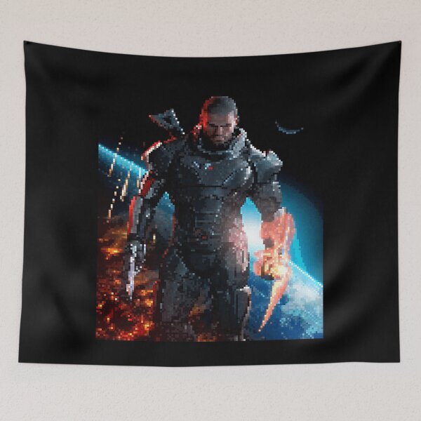 Item preview, Commander Shepard - Retro Pixel Art designed and sold by boostee.