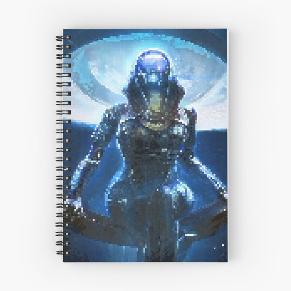 Item preview, Tali'Zorah nar Rayya - Quarian Genius - Retro Pixel Art designed and sold by boostee.