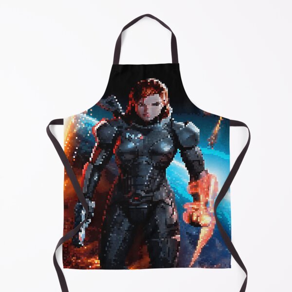 Item preview, Commander Shepard - Femshep - Retro Pixel Art designed and sold by boostee.