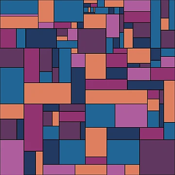 Artwork thumbnail, Rectangular Pattern by MDKawaii