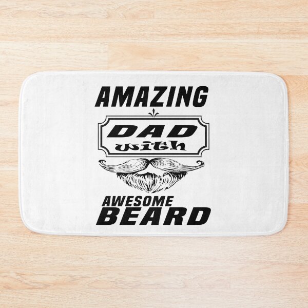 Item preview, amazing dad with awesome beard designed and sold by ibrastore.