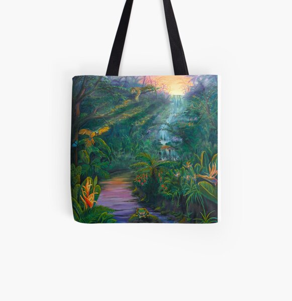 Jungle Twilight All Over Print Tote Bag