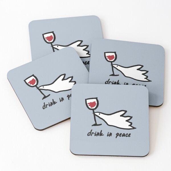 Item preview, drink in peace designed and sold by FunnyGrief.