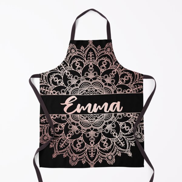 Item preview, First name Emma mandala in rose gold designed and sold by felinefeelings.