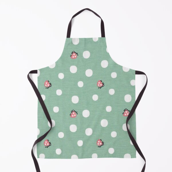 Item preview, Ladybug Organic Cotton Jersey - reed background designed and sold by jwebmarket.