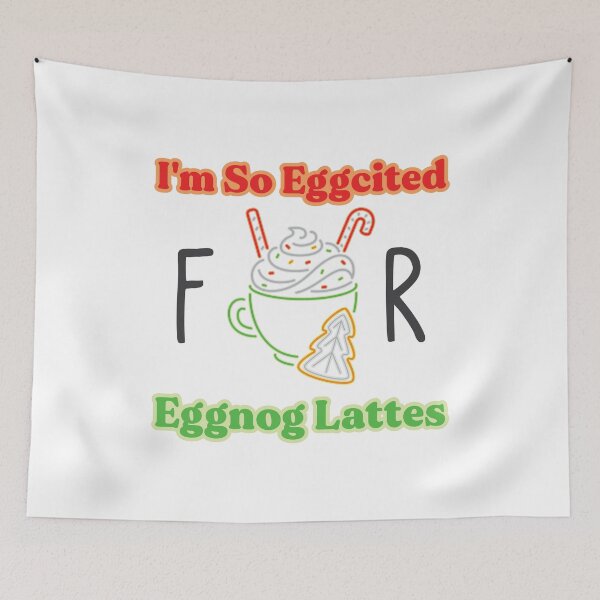 Item preview, Eggnog Lover - Christmas Lattes Funny Holiday Xmas Pun designed and sold by Scratches Tees.
