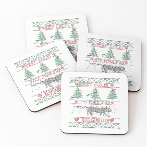 Item preview, Eggnog Lover - Ugly Christmas Sweater Funny Xmas Holiday Latte Pun designed and sold by Scratches Tees.