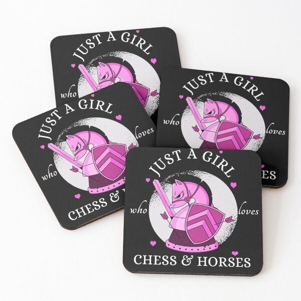 Item preview, Just A Girl Who Loves Chess and Horses designed and sold by sketchypages.