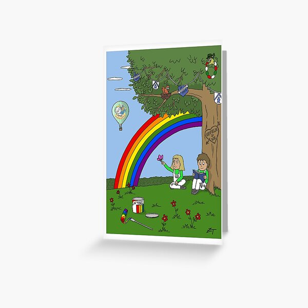 Artikel-Vorschau von Zeichenteufel - Regenbogen in Effeln, designt und verkauft von Zeichenteufel.