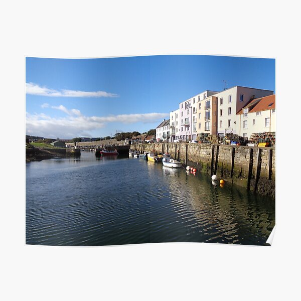 St Andrews Harbour Scotland (1) Poster
