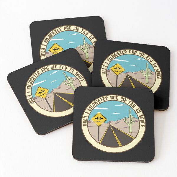 Item preview, Only 1 kilometer and we fly to space, area 51 designed and sold by Zwembad Vergelijker.
