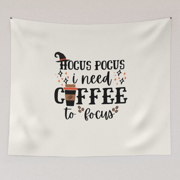 Item preview, Hocus Pocus I Need Coffee To Focus designed and sold by aoichan3939.
