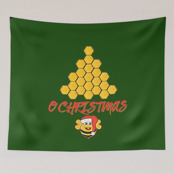 Aperçu de l'œuvre O Christmas Bee (Variante de couleur) créée et vendue par DesignsofNote.