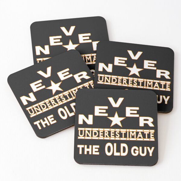 Item preview,  NEVER UNDERESTIMATE  THE OLD GUY designed and sold by Ralek.