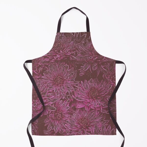 Item preview, Monocolor pink floral pattern designed and sold by fowons.