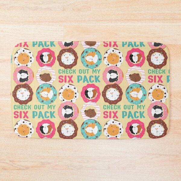 Item preview, Funny Guinea Pig Donut Six Pack designed and sold by Lulupainting.