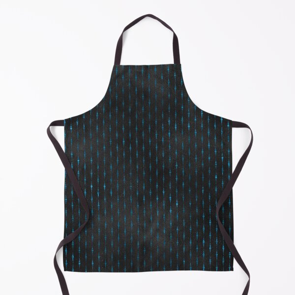 Item preview, An ornate blue on black background design designed and sold by AnnieHochmann.