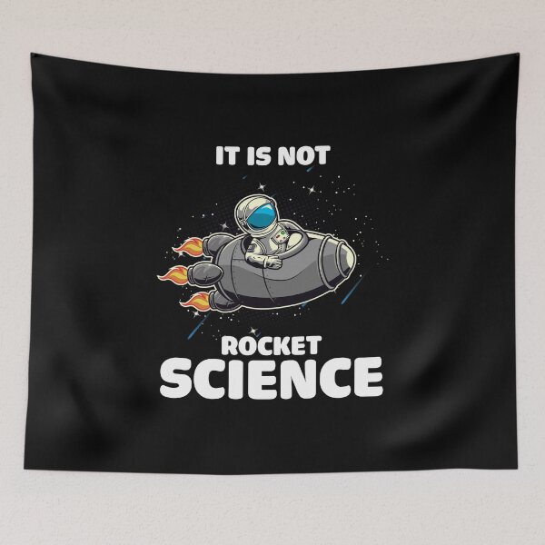 Item preview, It Is Not Rocket Science Retro designed and sold by erinlee0803.