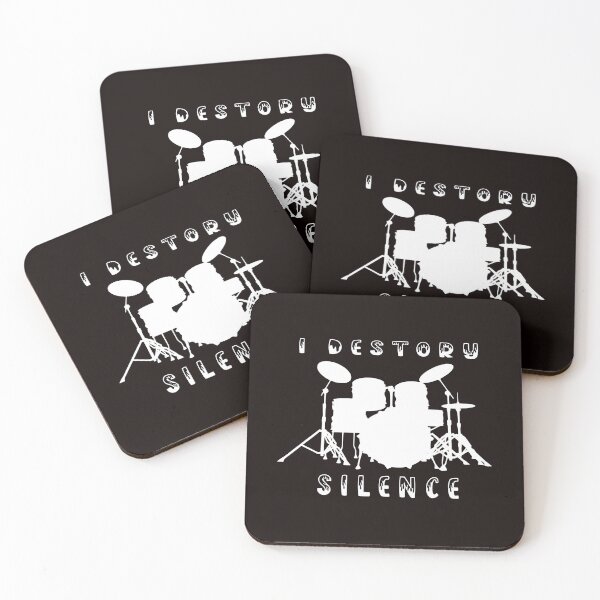 Item preview,  I Destory Silence drums  designed and sold by mustaphaaga.