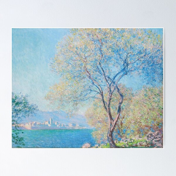 Vista previa del artículo con la obra «Claude Monet - Antibes visto desde La Salis (1888)», diseñado y vendido por HistoryRestored.