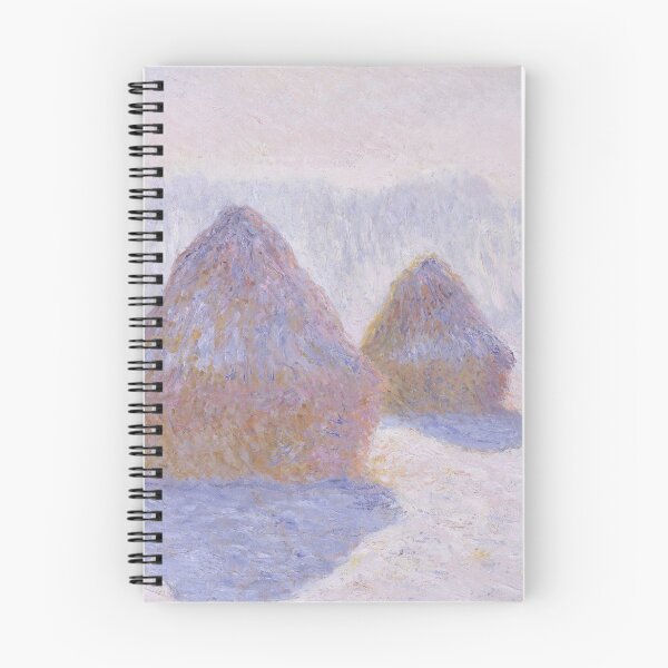 Aperçu de l'œuvre Claude Monet - Meules de foin (effet de la neige et du soleil) 1891 créée et vendue par HistoryRestored.