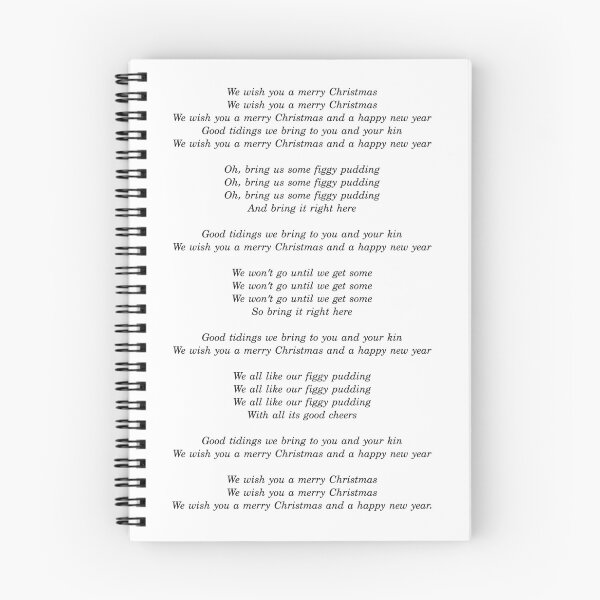 Item preview, We Wish You A Merry Christmas - all Lyrics designed and sold by Store Of Creations.