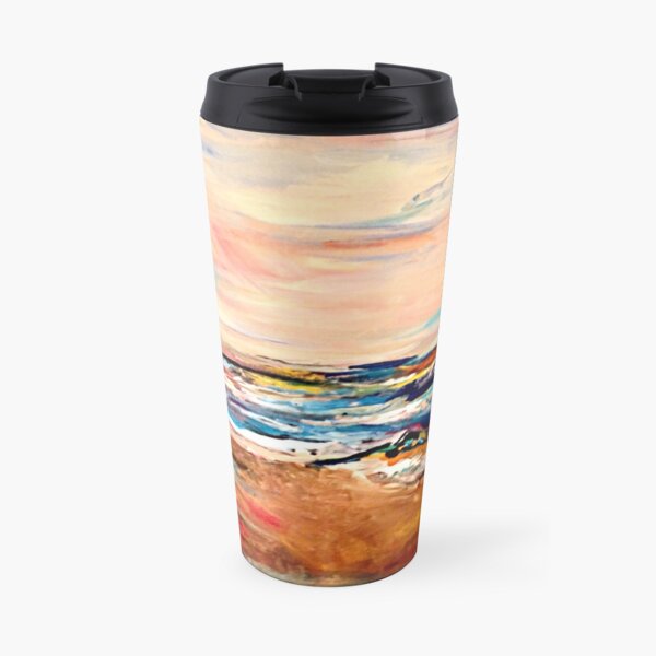 A wave of paint Travel Mug