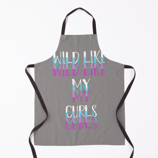 Item preview, Wild Like My Curls Simple Cute saying illustration designed and sold by MerchSpot.