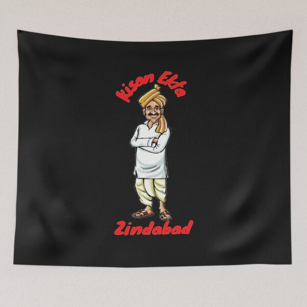 Item preview, Kisan Ekta Zindabad designed and sold by DigitalSantino.