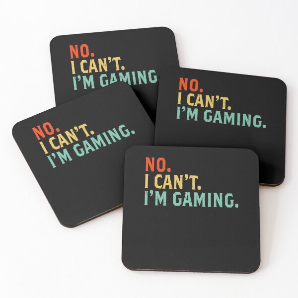 Item preview, No I Can't I'm Gaming Gamer Retro Vintage Funny Teen Boys designed and sold by HeroTee.
