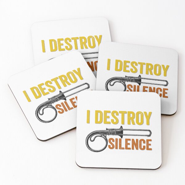 Item preview, Copy of I destroy silence funny gift for music lovers designed and sold by Style2Vie.