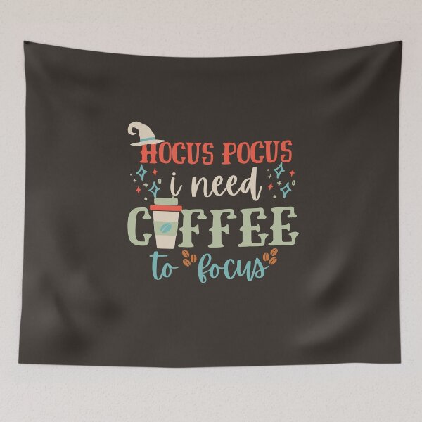 Item preview, Hocus Pocus I Need Coffee To Focus designed and sold by aoichan3939.