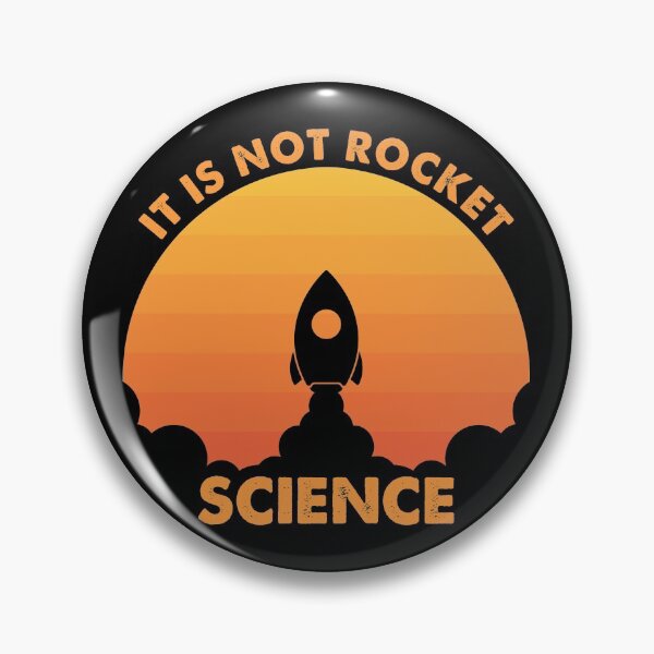 Item preview, It Is Not Rocket Science Retro designed and sold by johnking2808.